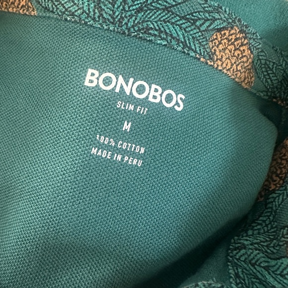 Men’s‎ Bonobos Slim Fit Pineapple Polo Shirt size Medium - Picture 4 of 4